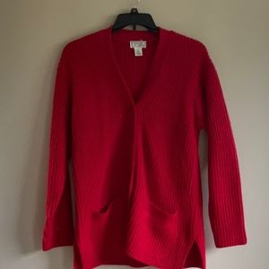 Red Jennifer Moore sweater